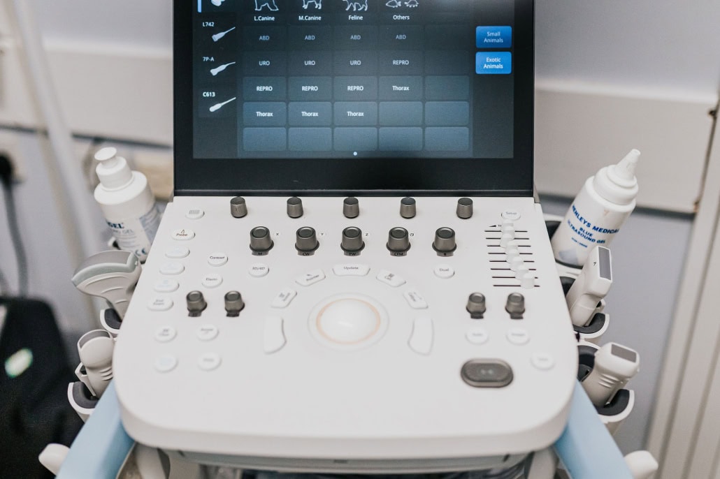 Photo of Chichester Vets' SonoScape ProPet 60 Veterinary Ultrasound Machine
