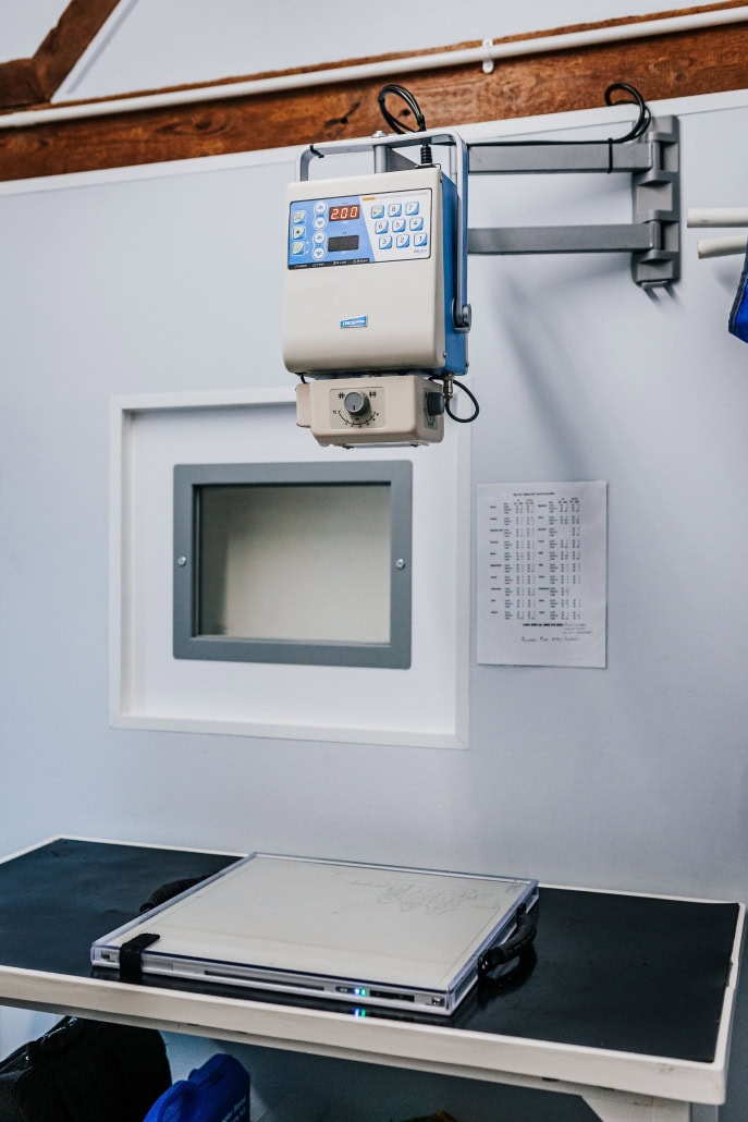 Photo of a veterinary X-ray machine at Chichester Vets